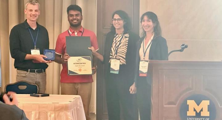 PhD student Shafin Bin Hamid from Jean Anne Incorvia’s group received the top student presentation award at the 2026 Device Research Conference (DRC)